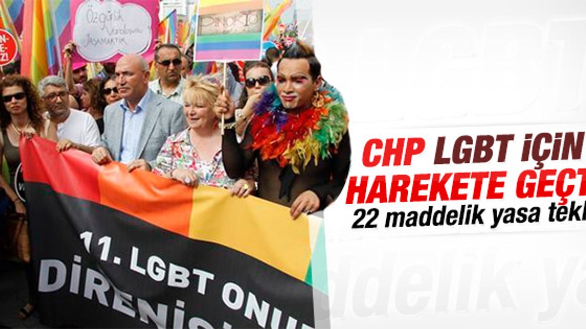 Haber | CHP`li Tanal`dan LGBTİ Hakları İçin 22 Maddelik Yasa Teklifi