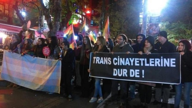 Haber | TRANS CİNAYETLERİNE DUR DEMEK İÇİN TOPLANDILAR