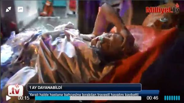 Haber | Yaralı halde hastane bahçesine bırakılan travesti, 1 ay sonra öldü